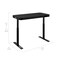 Seville Classics airLIFT® 48" Tempered Glass Top Desk with Drawer